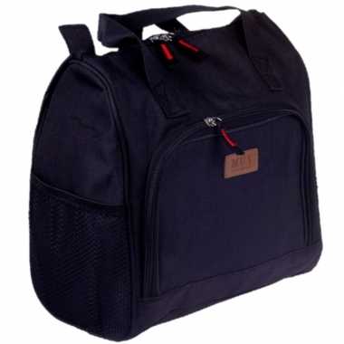 Kleine koeltas voor lunch zwart 25 x 12 x 26 cm 8 liter