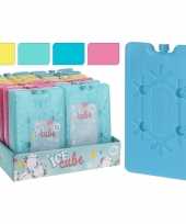 2x koelelementen roze 400 gram 9 x 16 cm