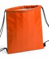 Oranje koeltas rugzak 27 x 33 cm